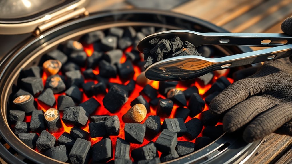 charcoal grilling flavor control