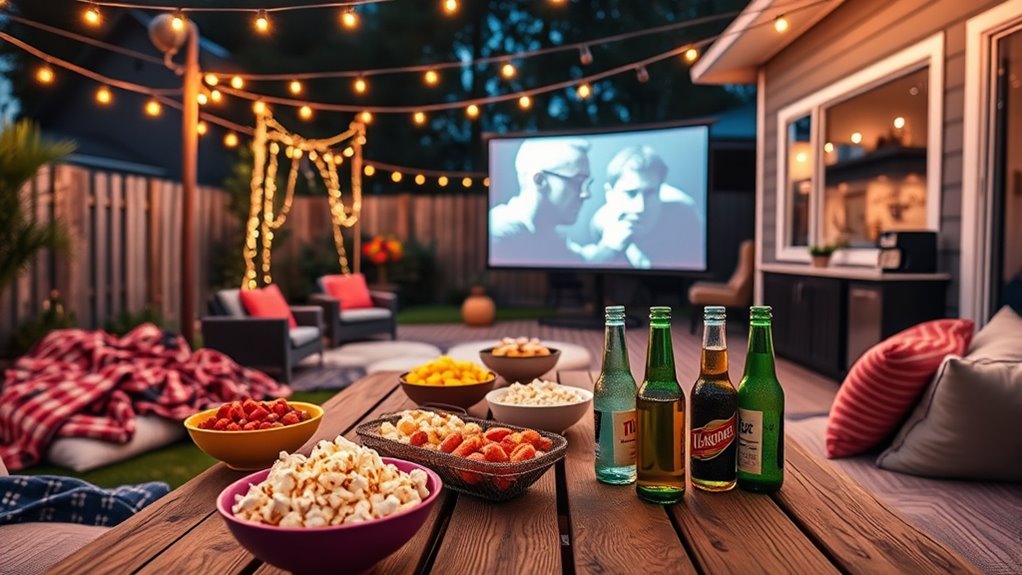 create interactive snack stations