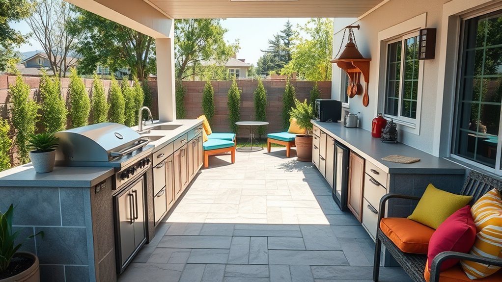 designing safe outdoor cooking spaces
