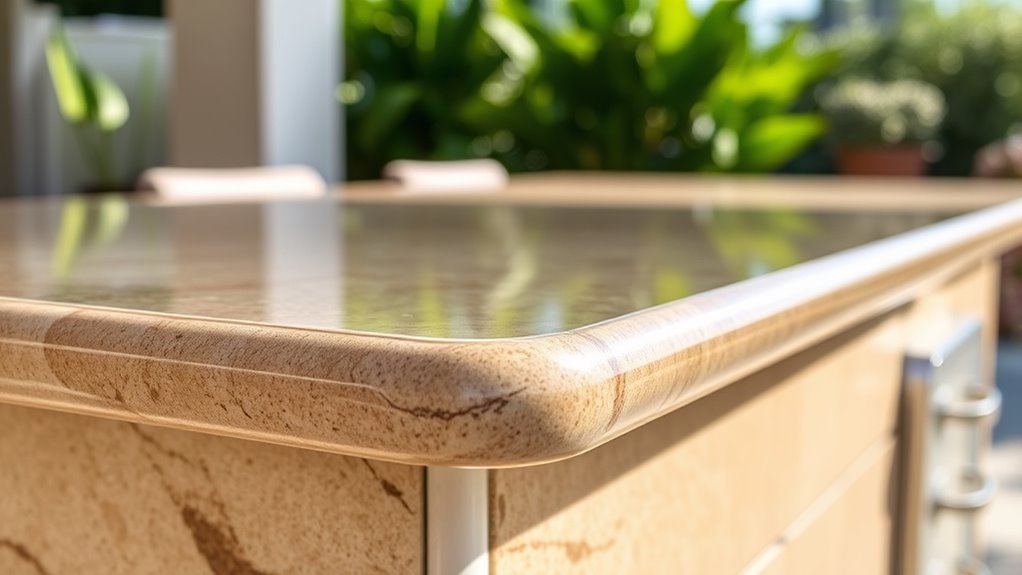 durable stylish countertop edges