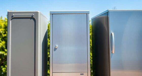 durable weatherproof cabinet materials