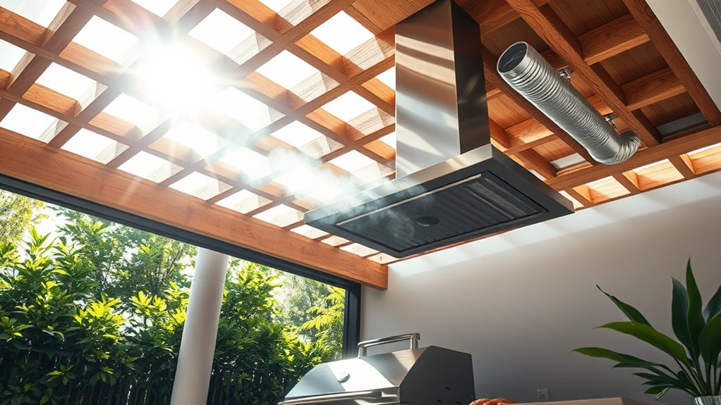 effective outdoor kitchen ventilation