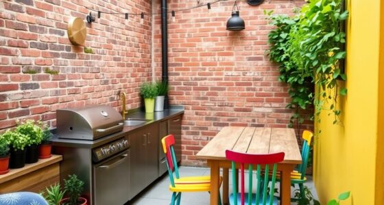 efficient compact outdoor kitchens