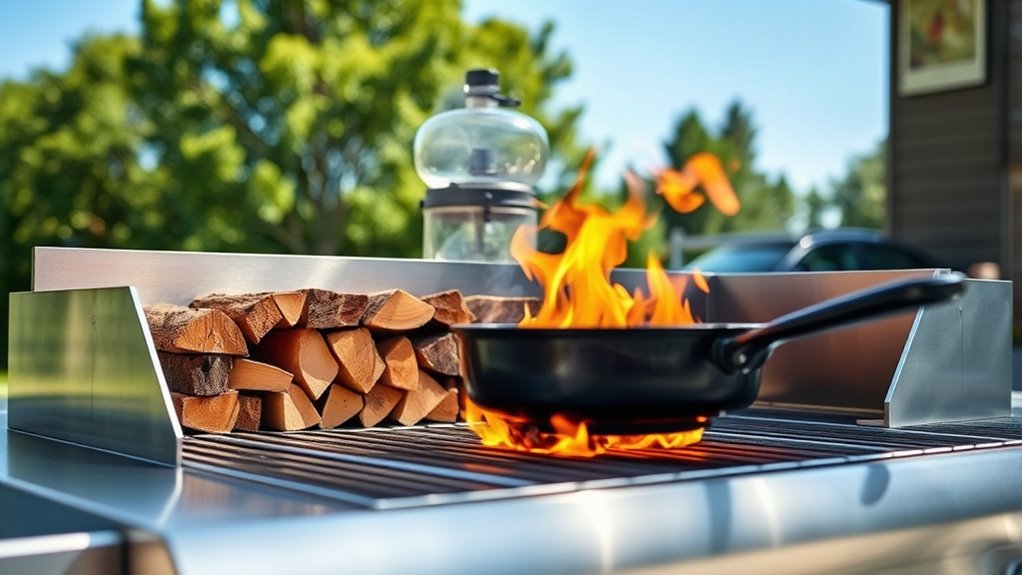 efficient outdoor cooking techniques