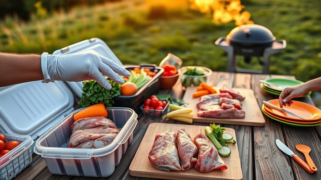 food safety during outdoor cooking