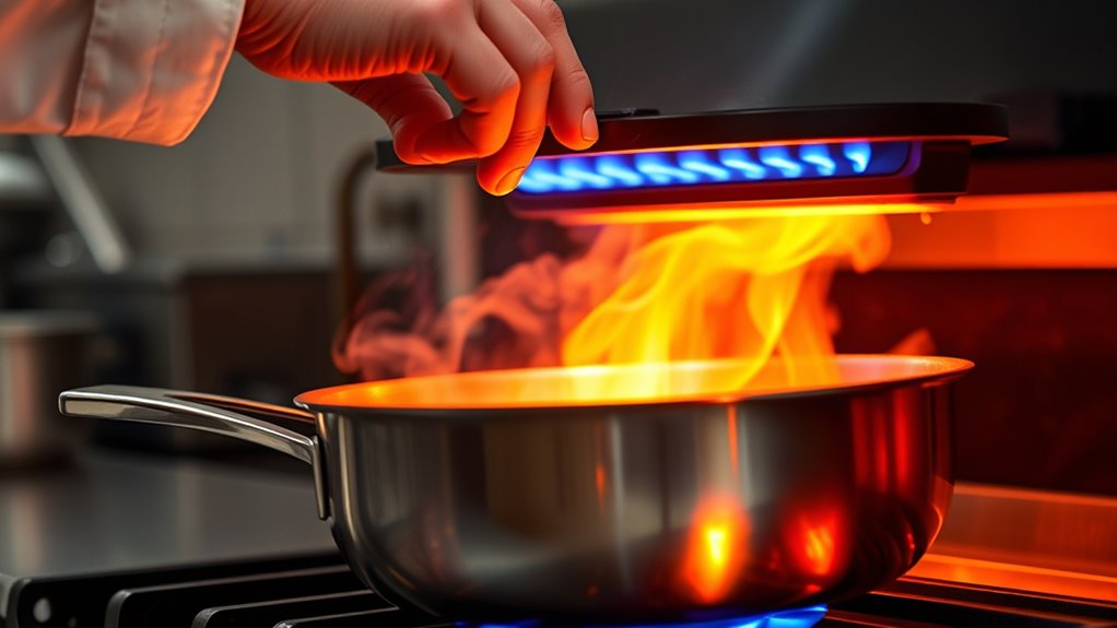 infrared burners high heat cooking