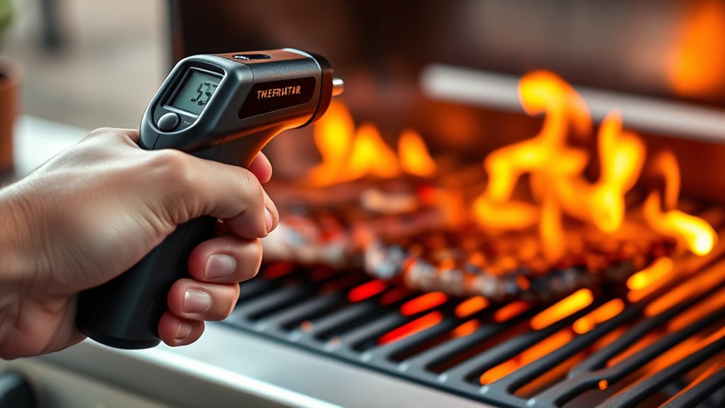 infrared thermometers ensure precise grilling