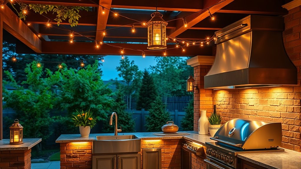 layered outdoor lighting design