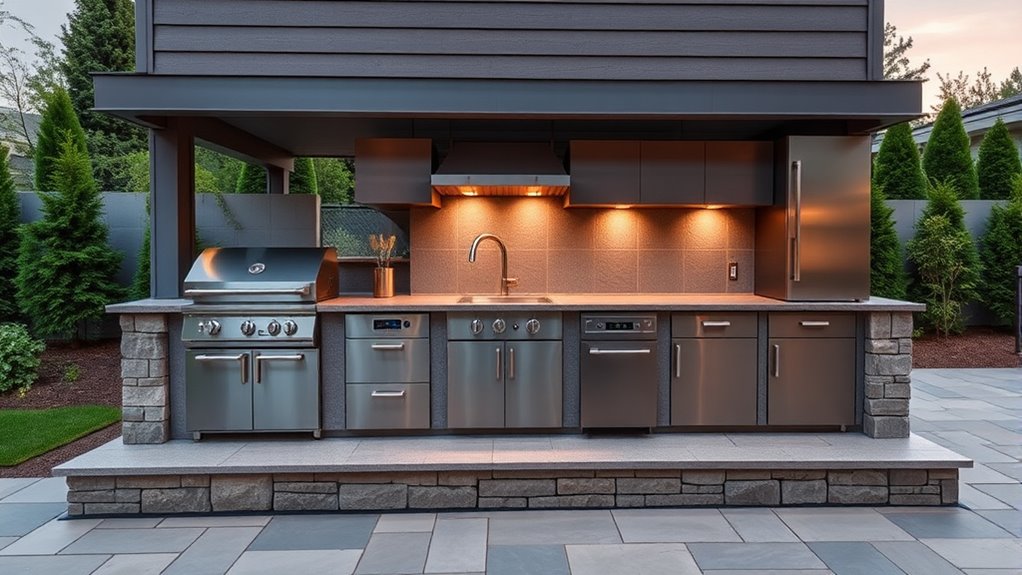 modular outdoor kitchen flexibility