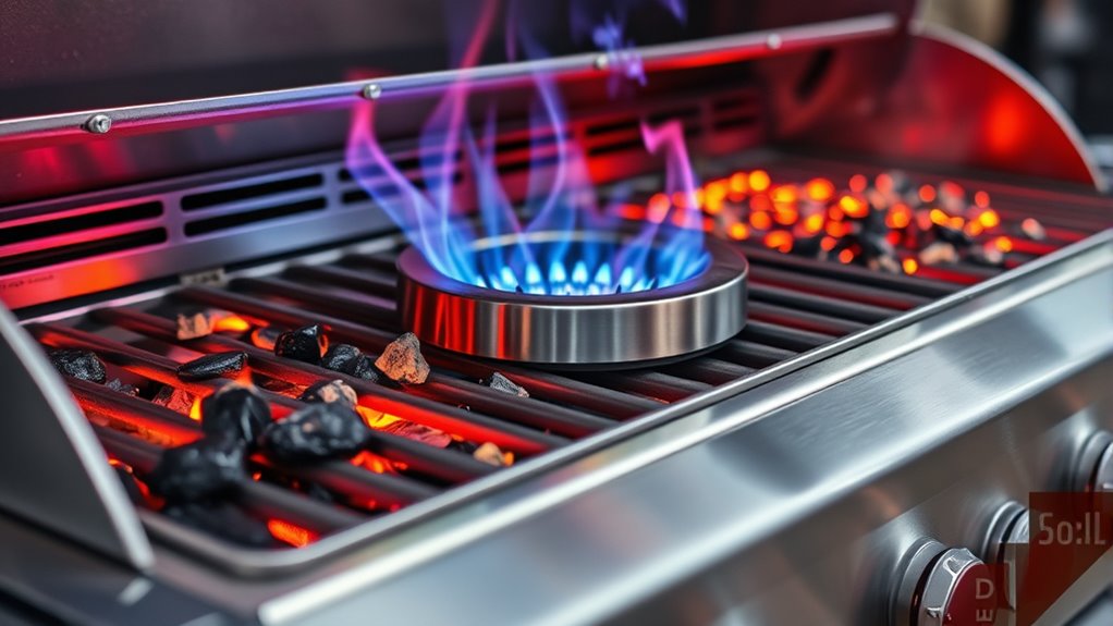 multiple fuel grilling options