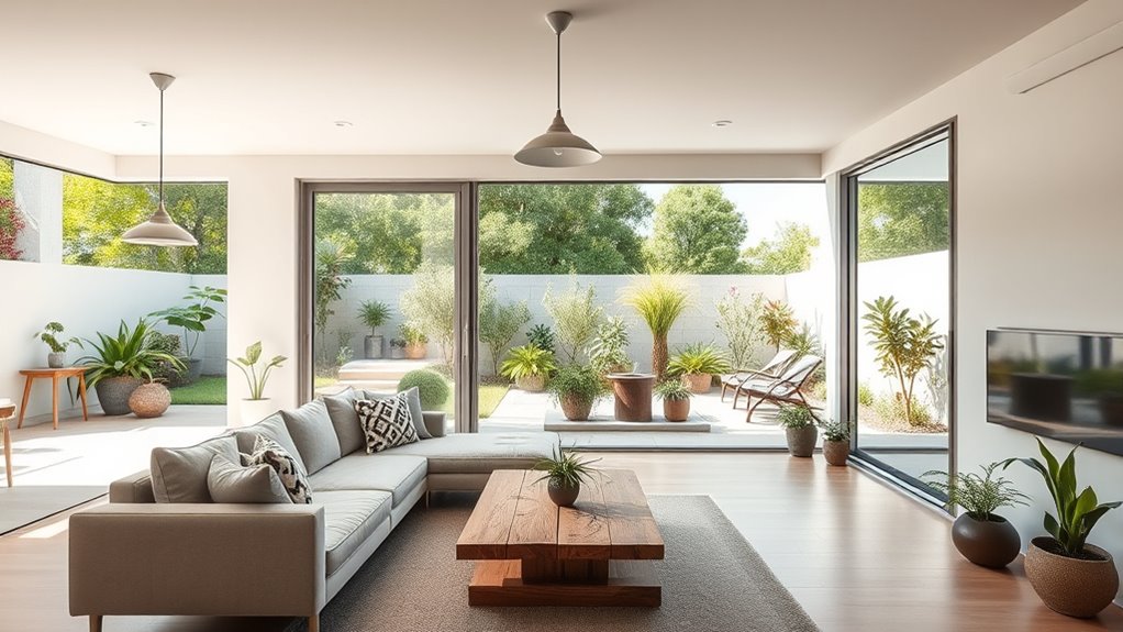 open spacious light filled homes