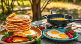 outdoor breakfast cooking activities