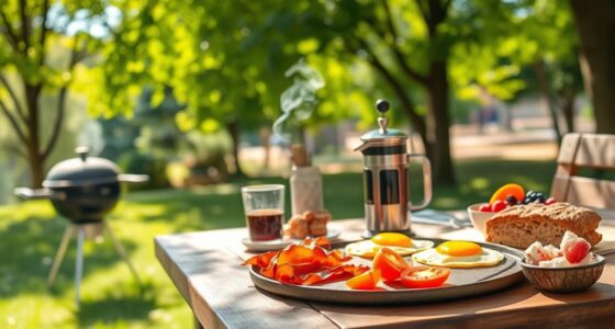 outdoor breakfast cooking tips