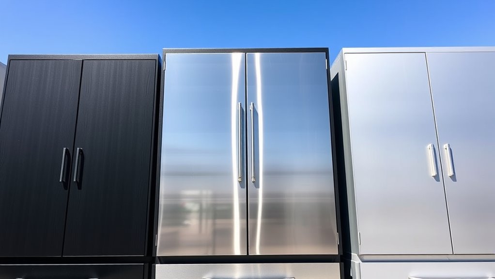 outdoor cabinet material options