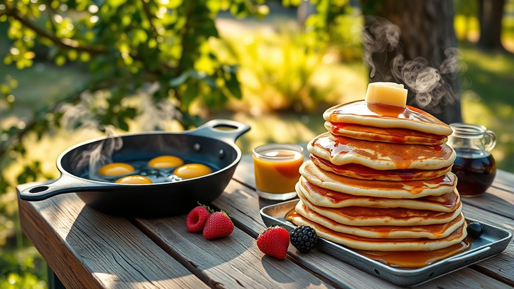 outdoor camping breakfast essentials