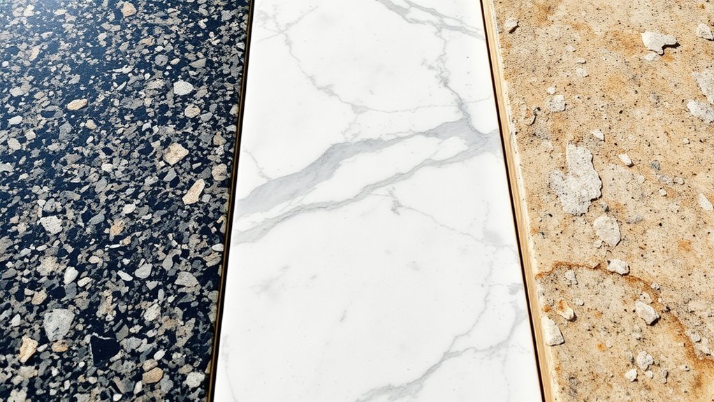 outdoor countertop material comparison