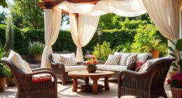 outdoor furniture arrangement tips