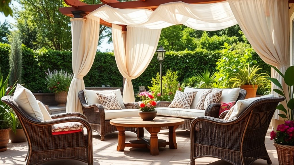 outdoor furniture arrangement tips