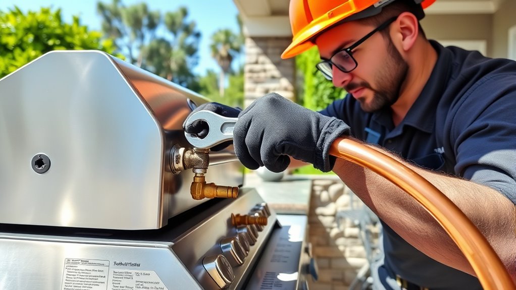 outdoor gas line safety