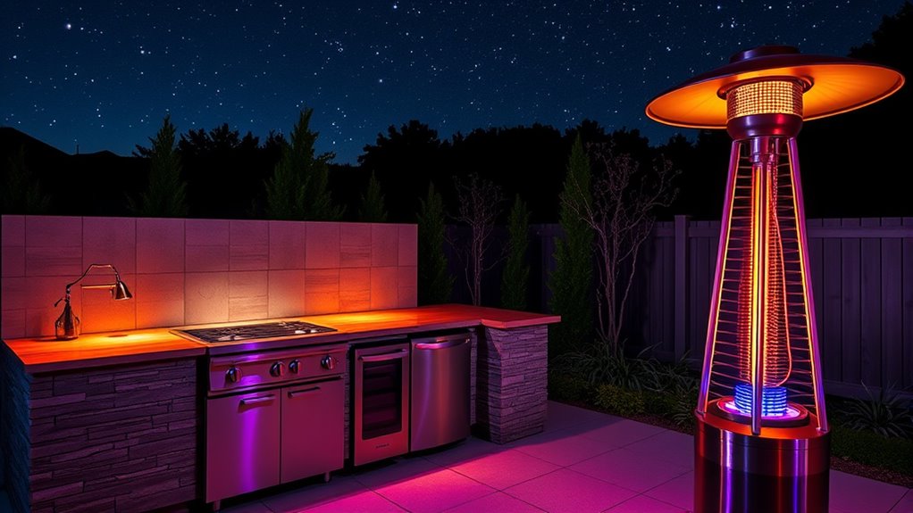 outdoor heating options selection