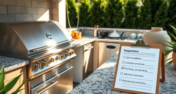 outdoor kitchen annual inspection