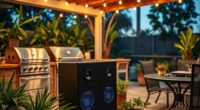 outdoor kitchen audio systems