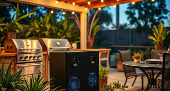 outdoor kitchen audio systems