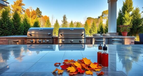 outdoor kitchen cleaning tips