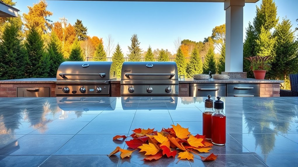 outdoor kitchen cleaning tips