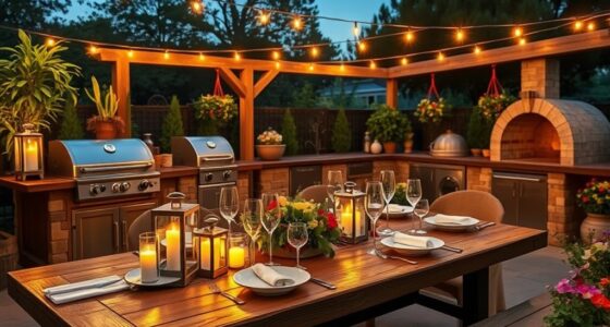 outdoor kitchen dinner tips