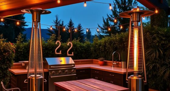 outdoor kitchen heating solutions