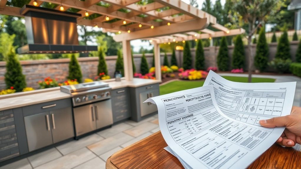 outdoor kitchen permit requirements