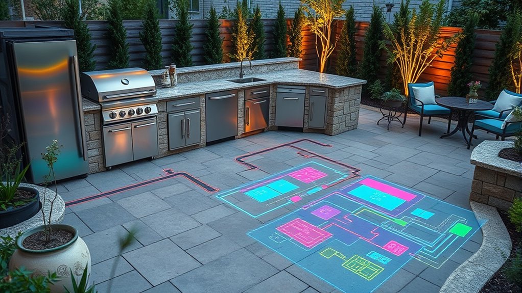 outdoor kitchen wiring plan