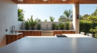 outdoor porcelain kitchen surfaces