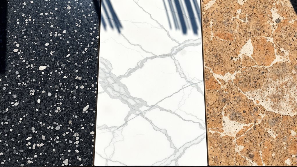 outdoor stone countertop options