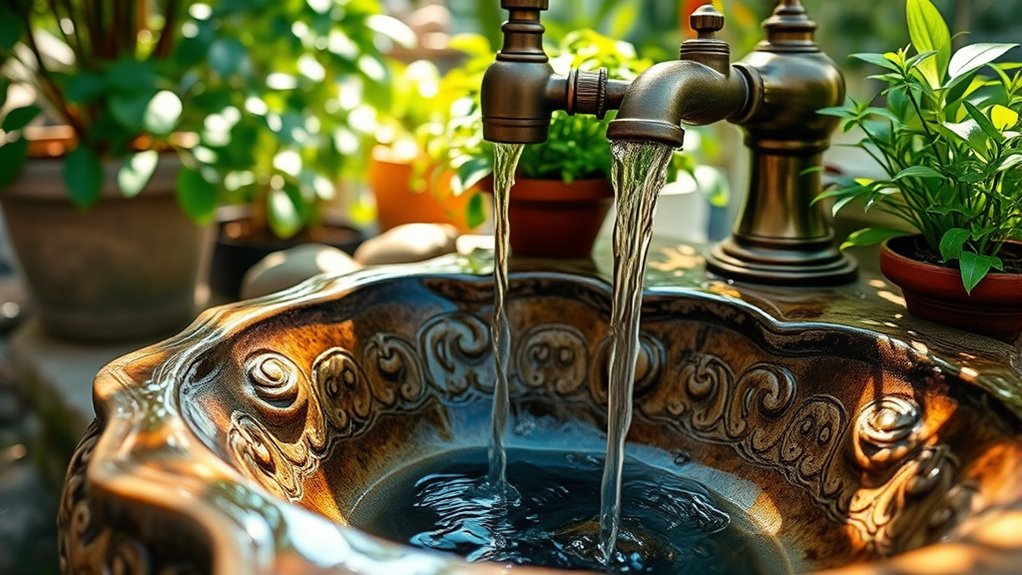 outdoor water feature maintenance