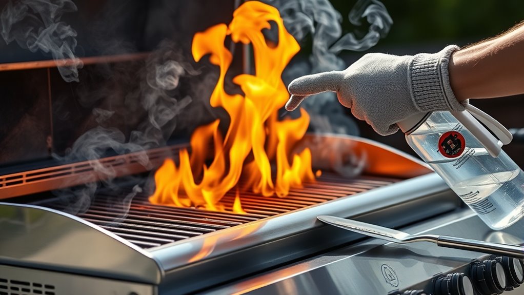 prevent flare ups and burns