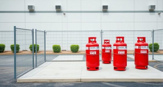 proper propane tank storage