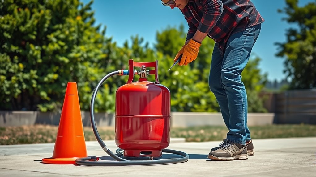 refill propane tanks safely