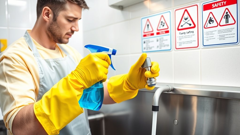 safe cleaning chemical practices
