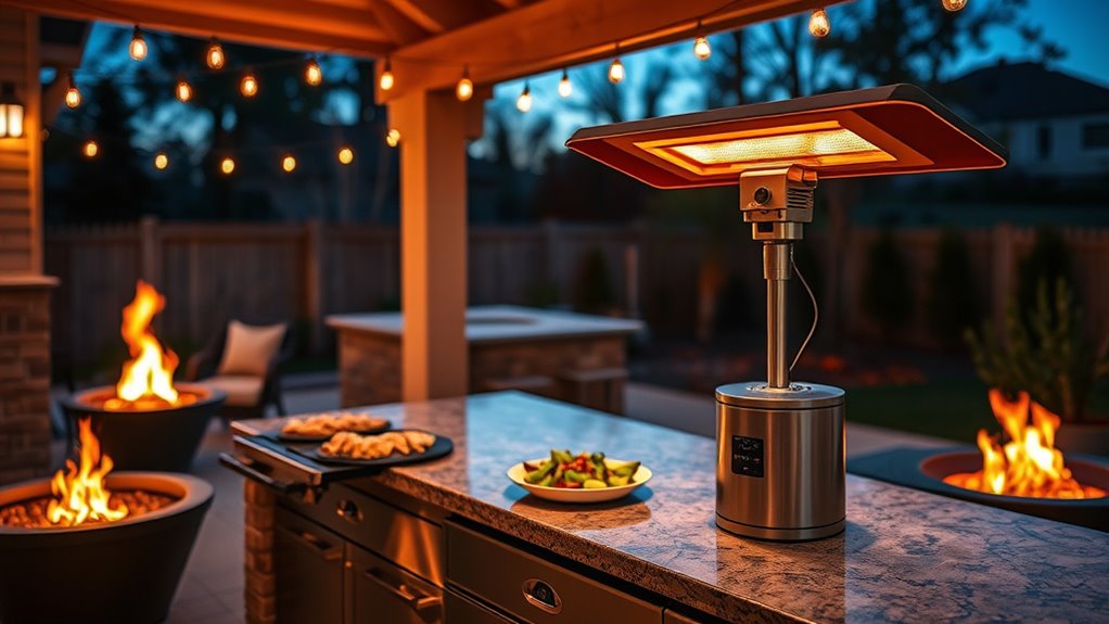 safe efficient outdoor heating