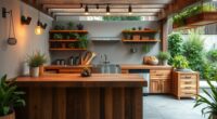 sustainable outdoor kitchen design