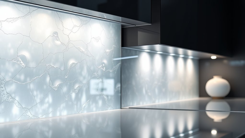 transparent glass barriers