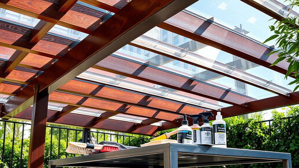 weatherproofing pergolas roofs