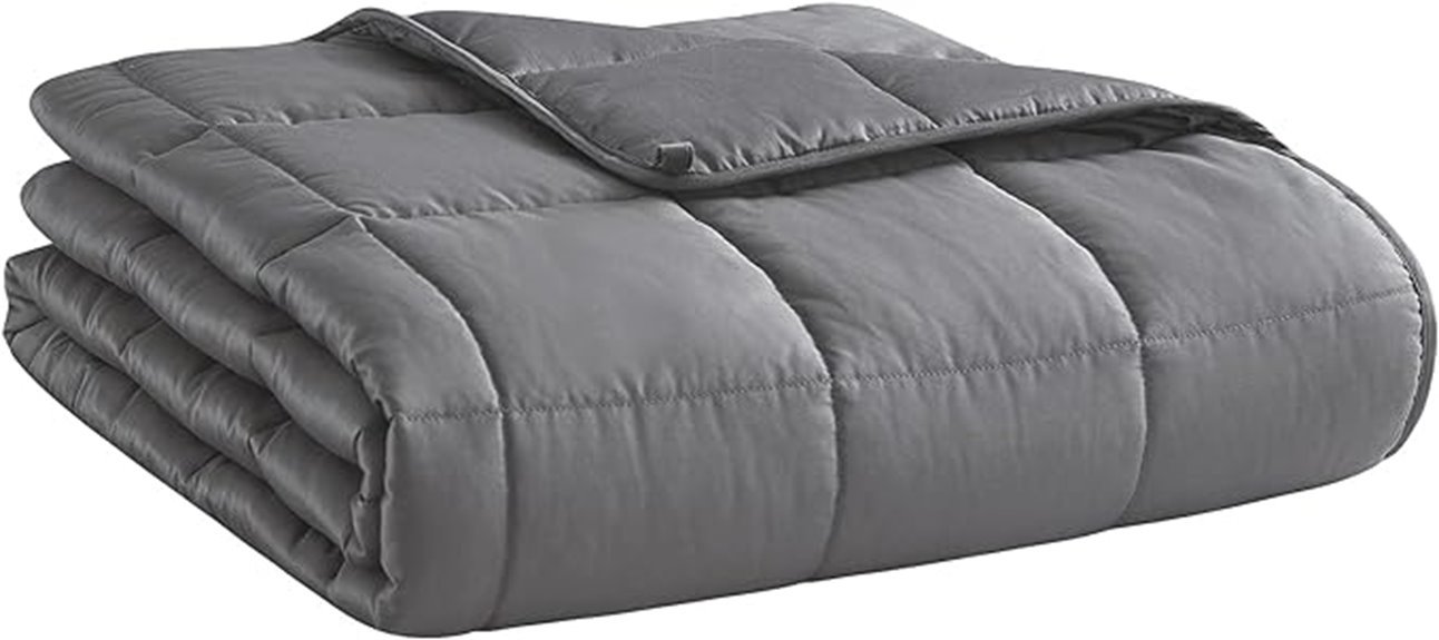 adult grey weighted blanket