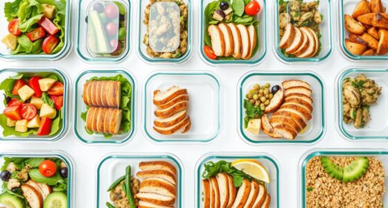 top glass meal containers