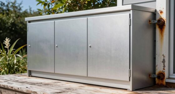 aluminum cabinets rust resistance