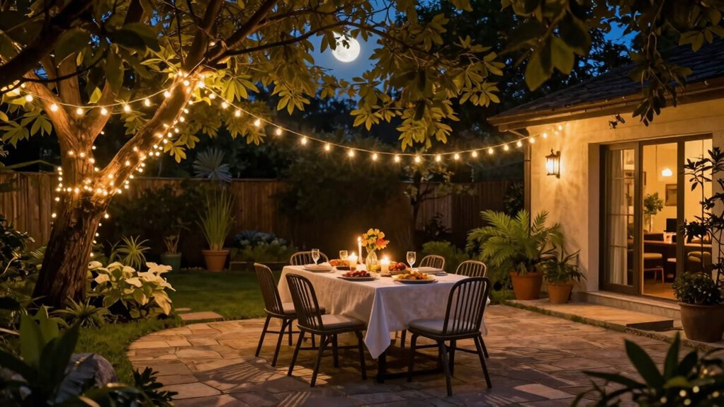 ambience enhances outdoor gatherings