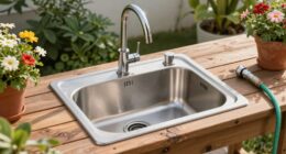assess outdoor sink necessity
