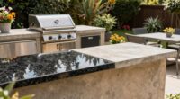 backyard countertop material choices